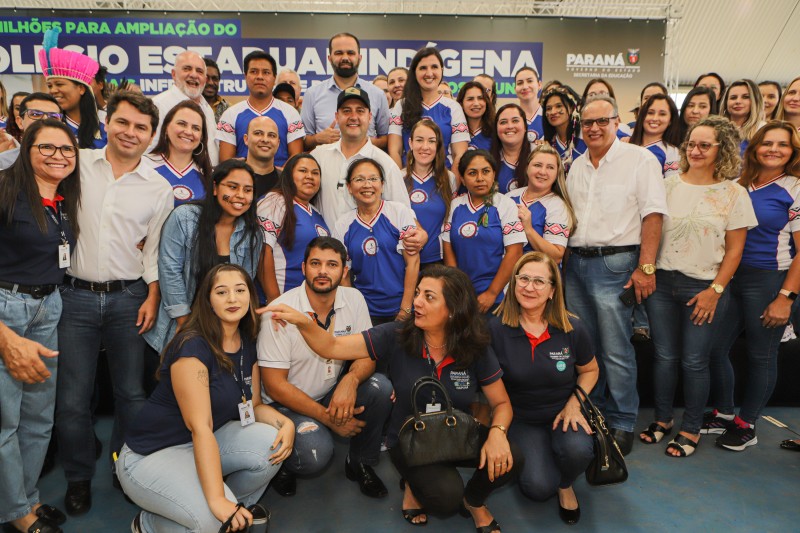 Governador Inaugura Obra De Amplia O Do Maior Col Gio Ind Gena Do Paran